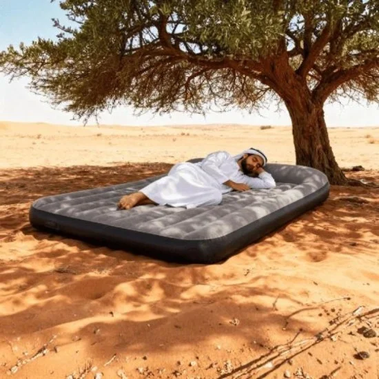 Bestway queen size air mattress with built-in usb pump